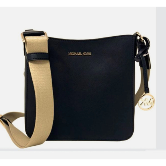 Michael Kors Handbags - Michael Kors Small Leather Crossbody Bag (Black) 35S4GTVC5L